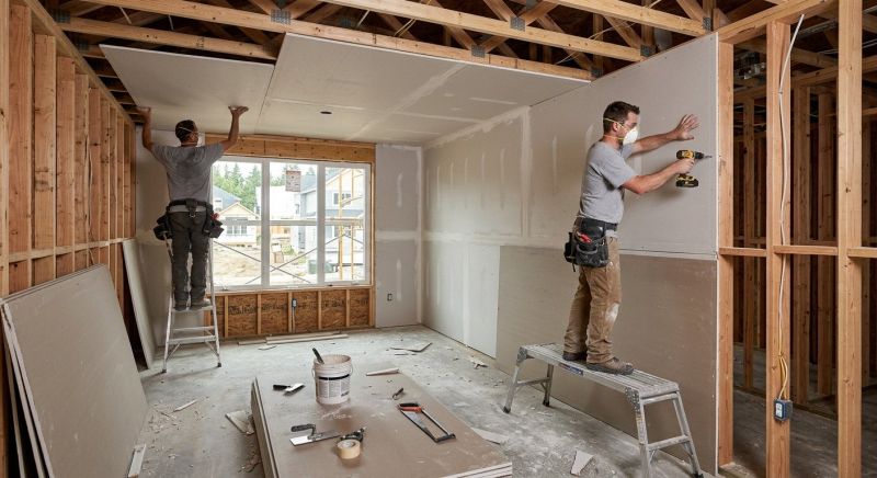 Bedroom Drywall Installation in Kansas City, KS