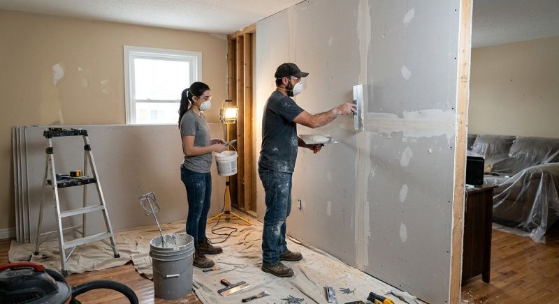 Residential Drywall Service in Overland Park, KS